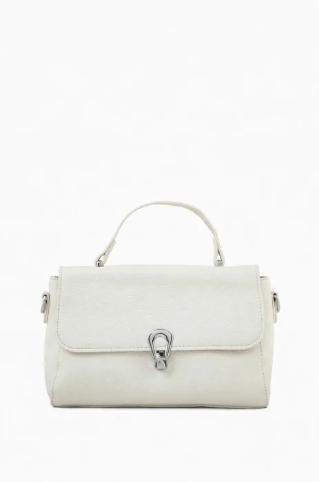 Minimalist White Crossbody Bag Everyday Shoulder Purse For Women photo 1