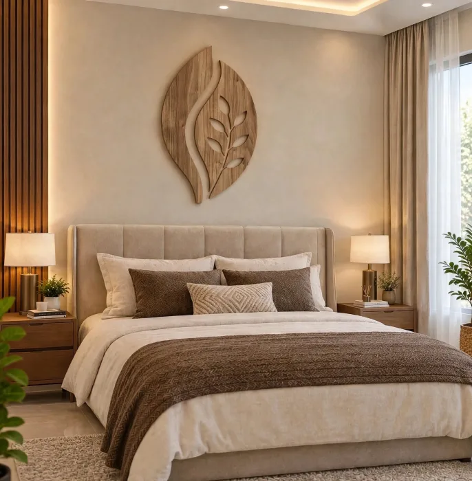 Modern Leaf Wall Art Lighted Minimalist Home Decor photo 9