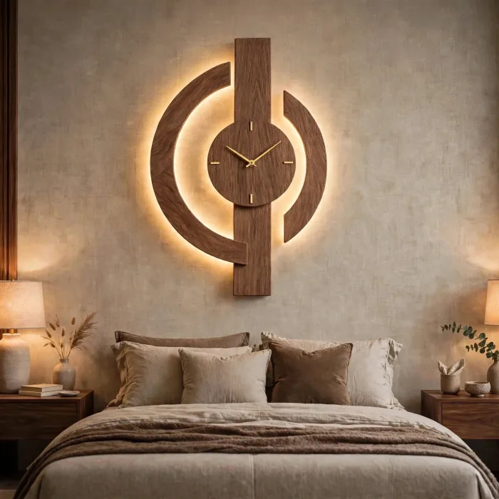 Large Minimalist Wall Clock Modern Living Room Decor photo 10
