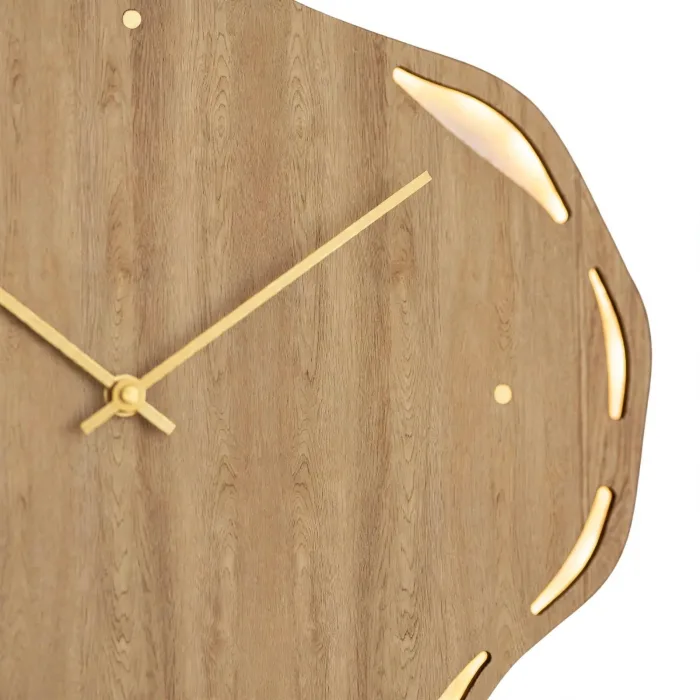 Large Organic Wall Clock Modern Living Room photo 11