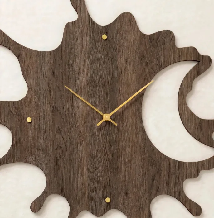 Large Decorative Wall Clock Abstract Modern Design photo 12