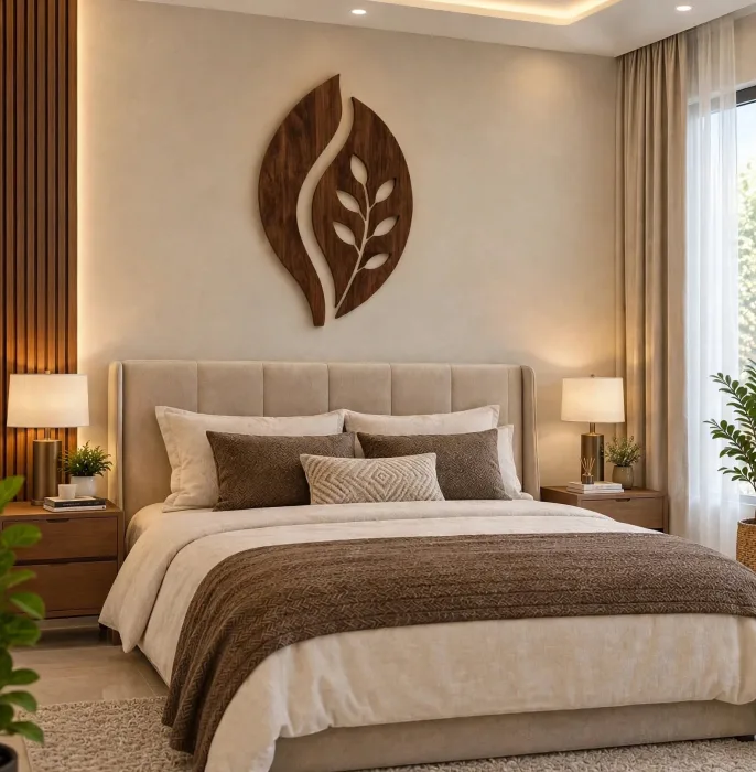 Modern Leaf Wall Art Lighted Minimalist Home Decor photo 12
