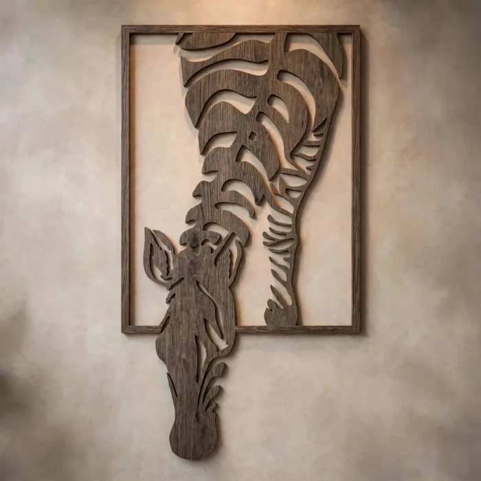 Zebra Wall Art Large Modern Animal Home Decor photo 13