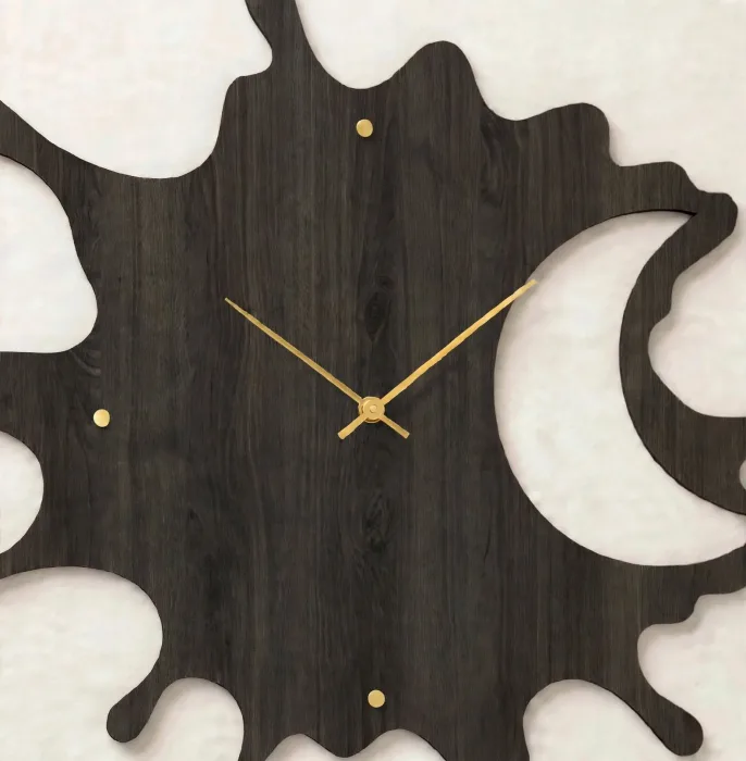 Large Decorative Wall Clock Abstract Modern Design photo 15