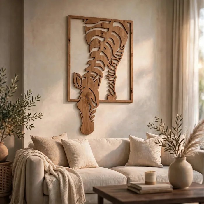 Zebra Wall Art Large Modern Animal Home Decor photo 15