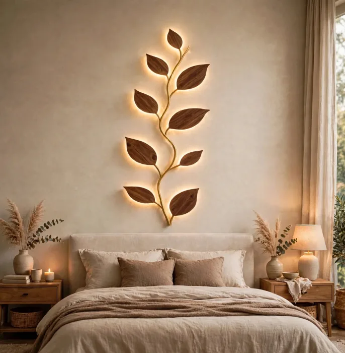 Leaf Vine Wall Light Botanical Modern Wall Decor photo 15