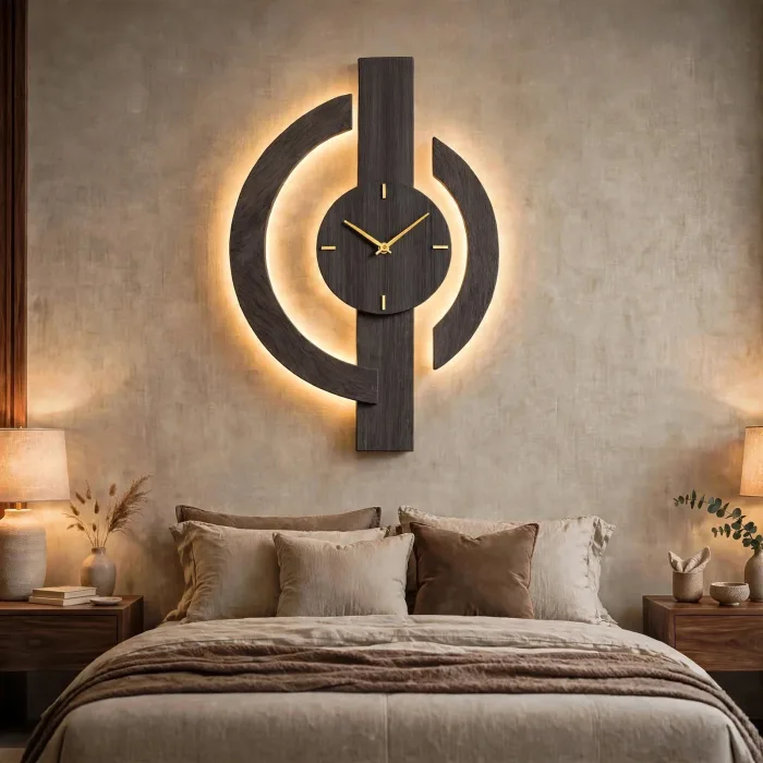 Large Minimalist Wall Clock Modern Living Room Decor photo 16