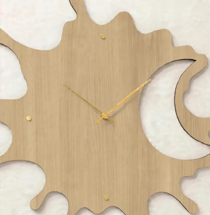 Large Decorative Wall Clock Abstract Modern Design photo 20