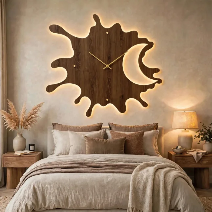 Large Decorative Wall Clock Abstract Modern Design photo 22