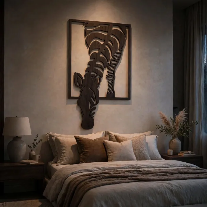 Zebra Wall Art Large Modern Animal Home Decor photo 24