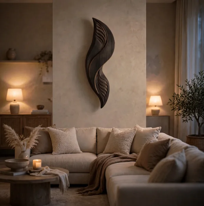 Modern Wall Art Light Sculptural Decorative Sconce Decor photo 24