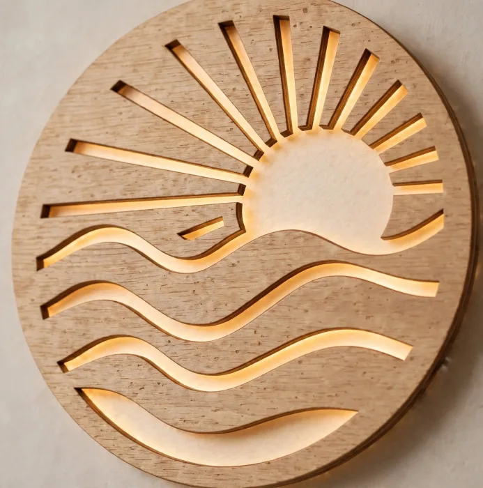 Boho Sun Wave Wall Art Coastal Sunrise Decor photo 25