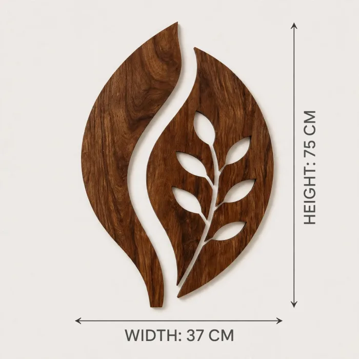 Modern Leaf Wall Art Lighted Minimalist Home Decor photo 26