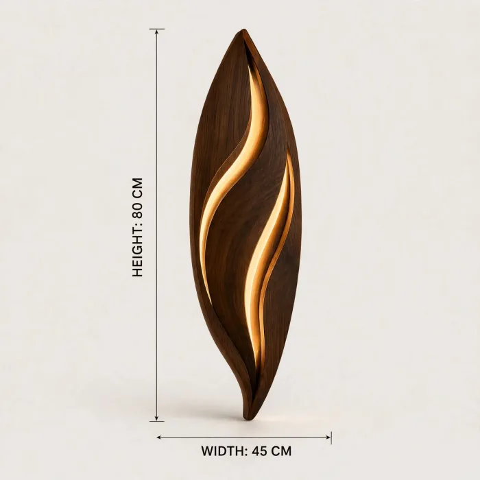 Minimalist Sculptural Wall Art Light Modern Ambient Decor photo 4