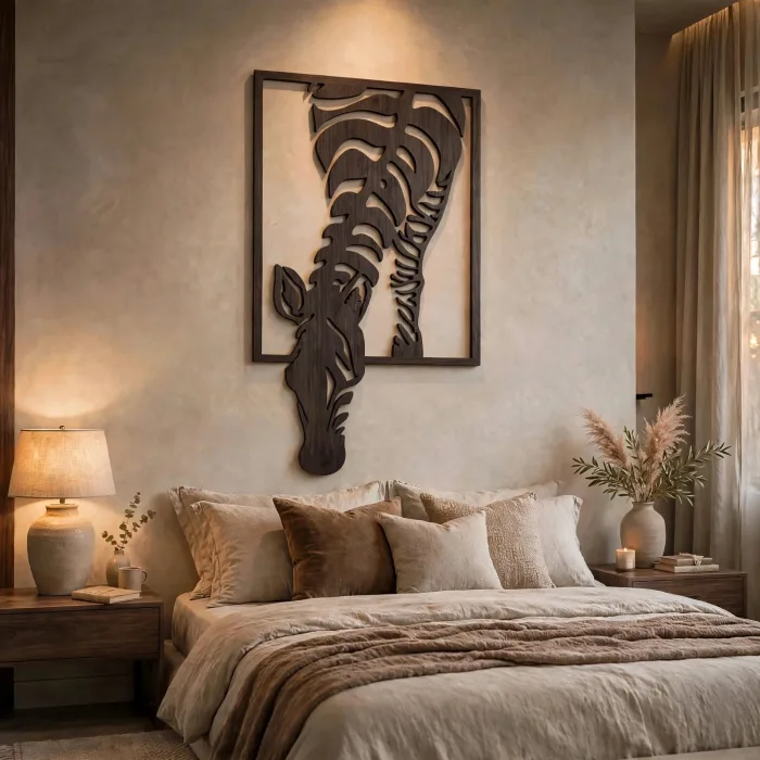 Zebra Wall Art Large Modern Animal Home Decor photo 4