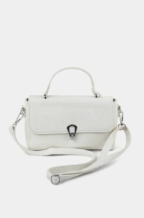 Minimalist White Crossbody Bag Everyday Shoulder Purse For Women photo 4
