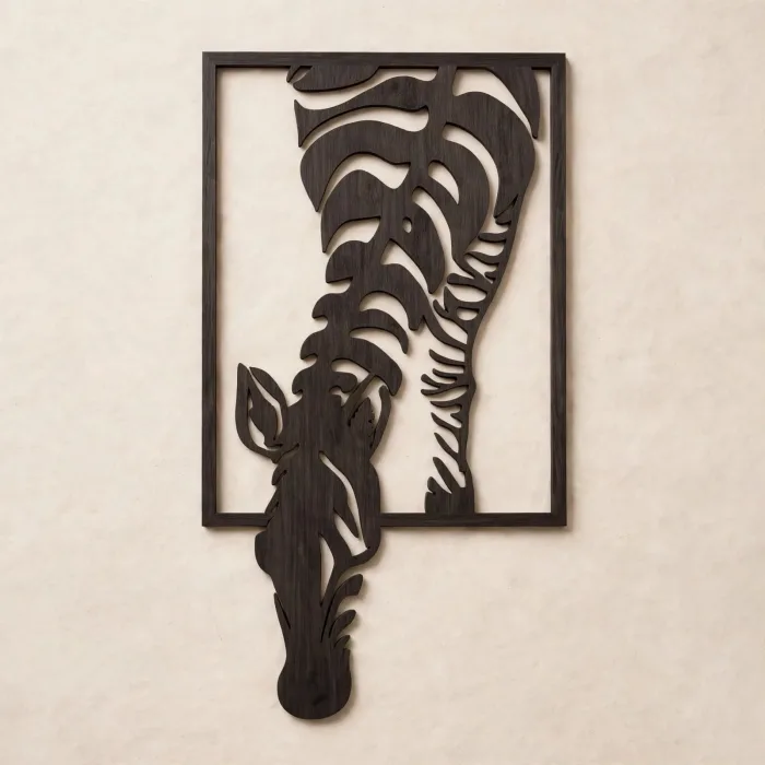 Zebra Wall Art Large Modern Animal Home Decor photo 6