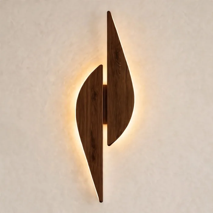 Modern Sculptural Wall Light Minimalist Ambient Art Decor photo 6